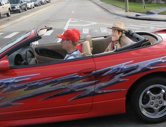 Convertible in Bradenton - Woody from Toy Story.JPG